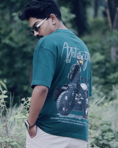 Motorcycle Club Vintage Drop Shoulder T-Shirt