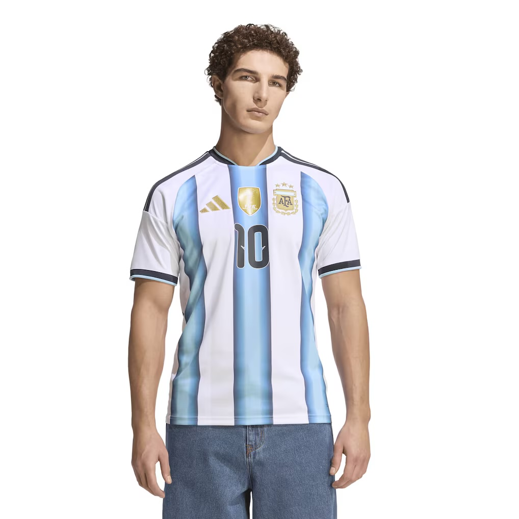 Argentina 3-Star Champions Drop Shoulder Jersey