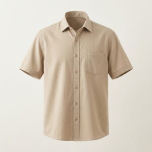Cuban Camp Collar Half Sleeve Shirt