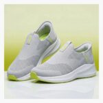 Skechers Memory Foam Light Grey Slip-On